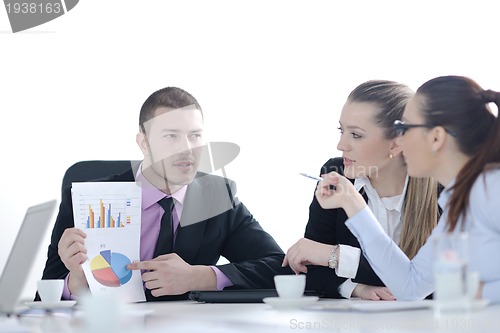 Image of business people group on meeting