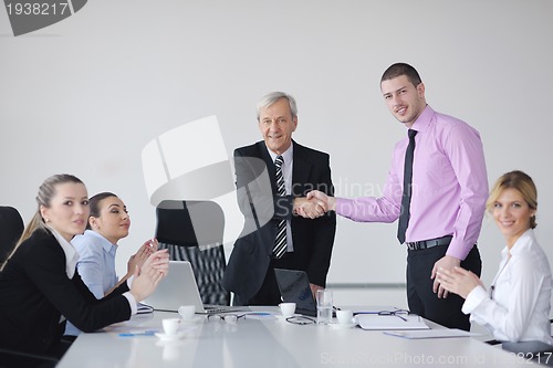 Image of business people group on meeting
