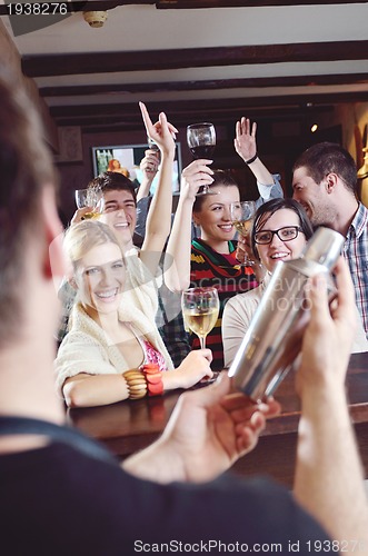 Image of Group of happy young people