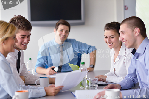 Image of business people in a meeting at office