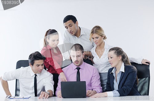 Image of business people group on meeting