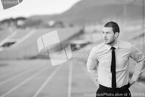 Image of business man in sport