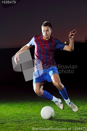 Image of football player in action