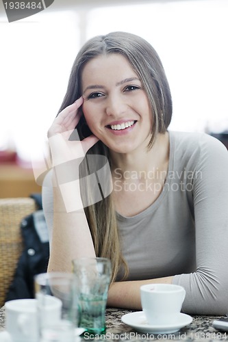 Image of portrait of a beautiful young woman