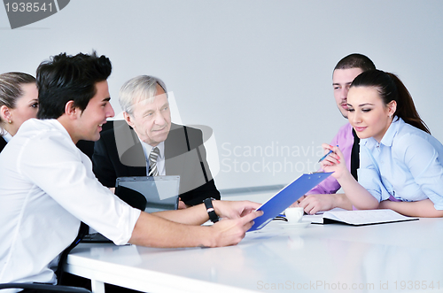 Image of business people group on meeting