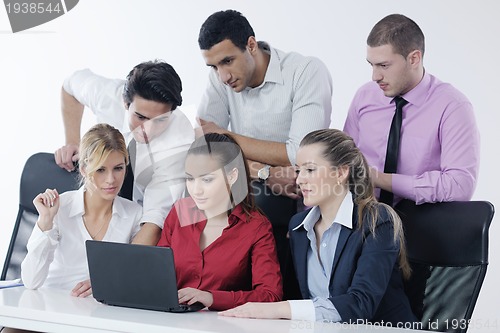 Image of business people group on meeting