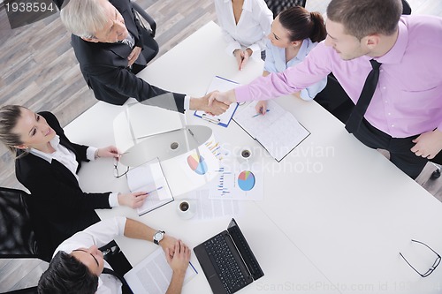 Image of business people group on meeting