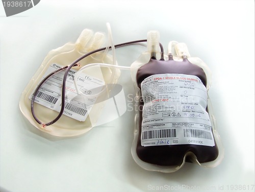 Image of blood donate bag