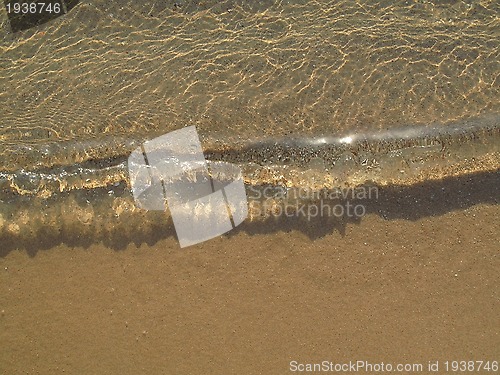 Image of Transparent sea wave 