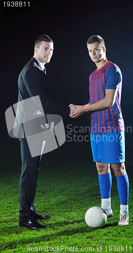 Image of professional sport manager and coach