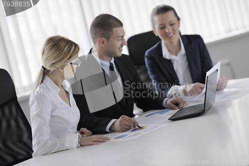 Image of business people in a meeting at office