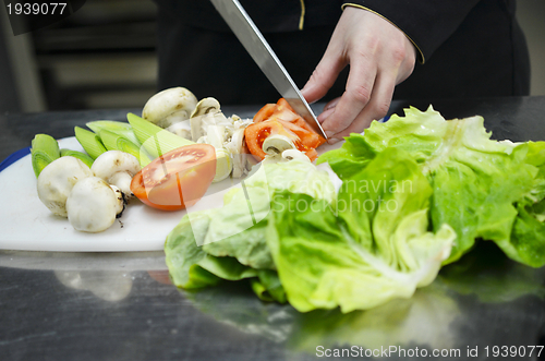 Image of chef preparing meal
