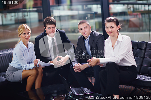 Image of business people in a meeting at office