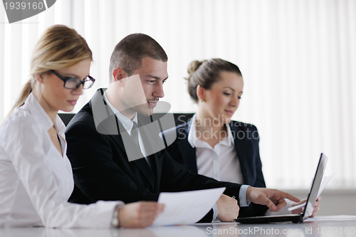 Image of business people in a meeting at office