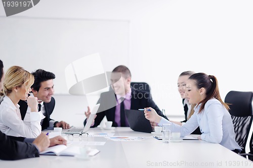 Image of business people group on meeting