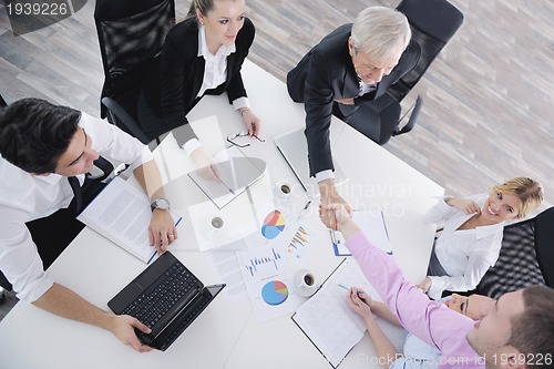 Image of business people group on meeting