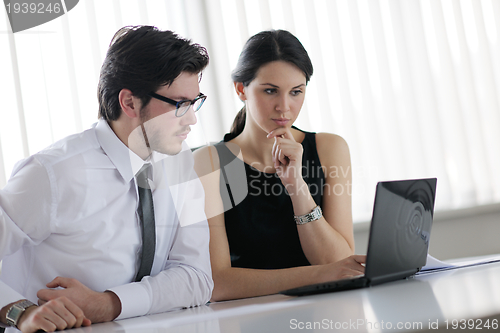Image of business people in a meeting at office