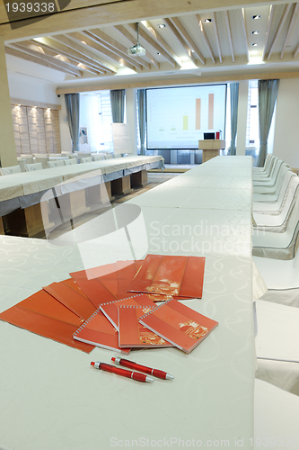 Image of Empty business conference room