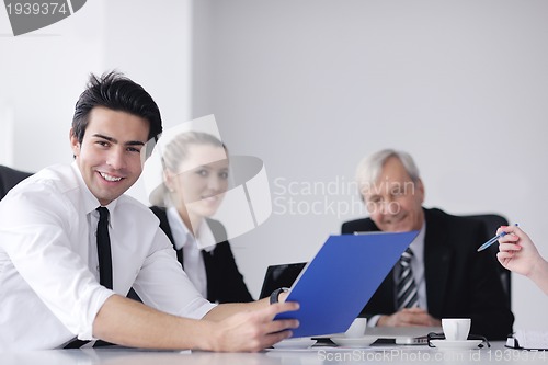 Image of business people group on meeting