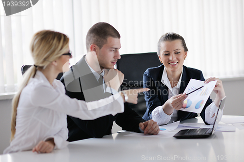 Image of business people in a meeting at office