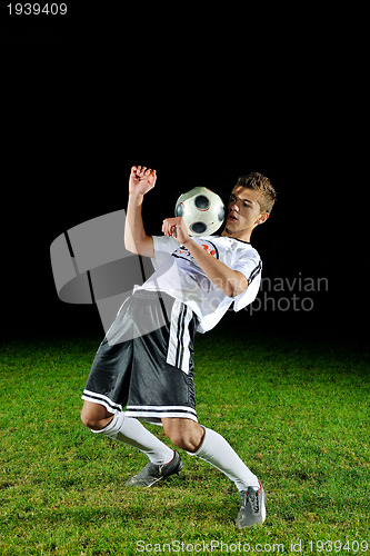 Image of football player in action