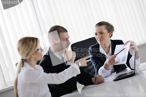 Image of business people in a meeting at office
