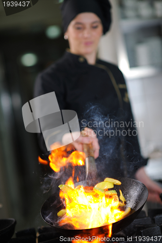 Image of chef preparing meal