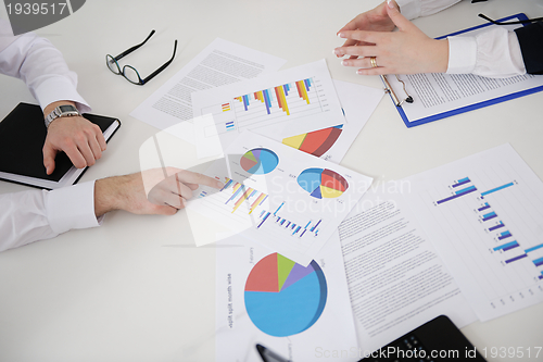 Image of business people in a meeting at office