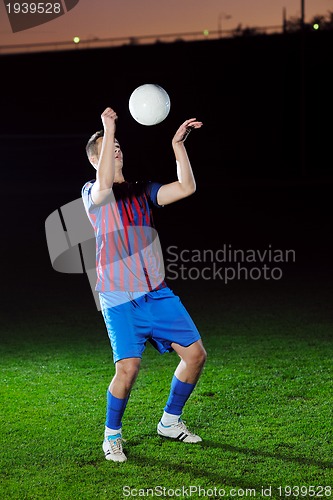 Image of football player in action