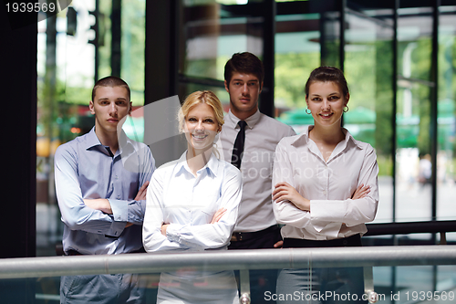 Image of business people in a meeting at office