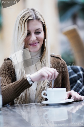 Image of portrait of a beautiful young woman