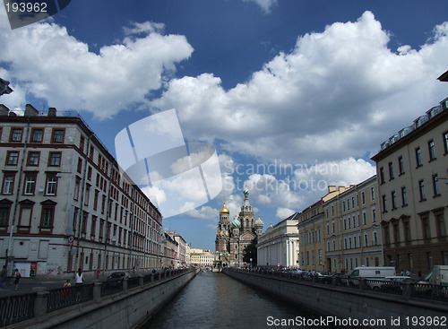 Image of Beautiful Petersburg cityscape