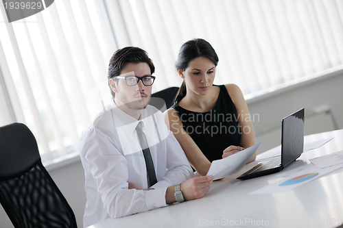 Image of business people in a meeting at office