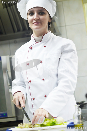 Image of chef preparing meal