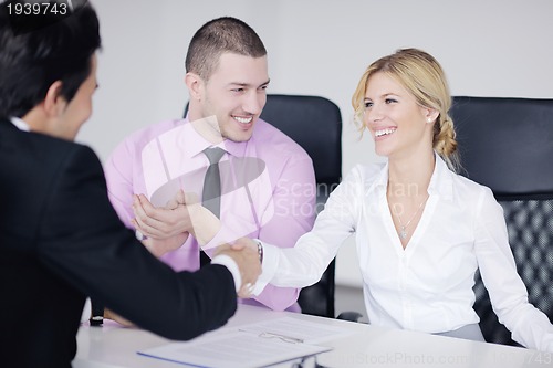 Image of business people group on meeting