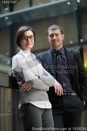 Image of business woman and business man