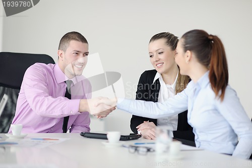 Image of business people group on meeting