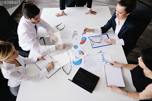 Image of business people in a meeting at office