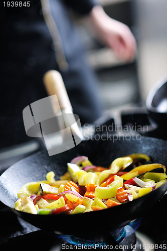Image of chef preparing meal