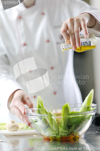 Image of chef preparing meal