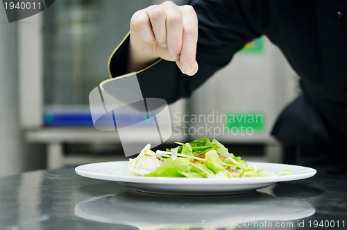 Image of chef preparing meal