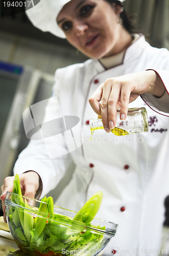 Image of chef preparing meal