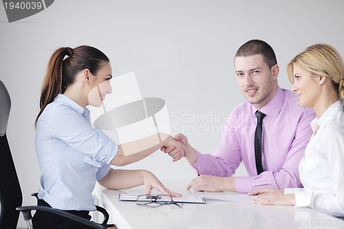 Image of business people group on meeting