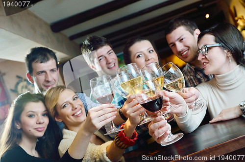 Image of Group of happy young people