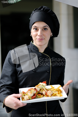 Image of chef preparing meal
