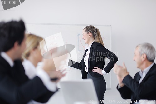 Image of business people group on meeting