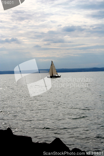 Image of Boat at lake Balaton