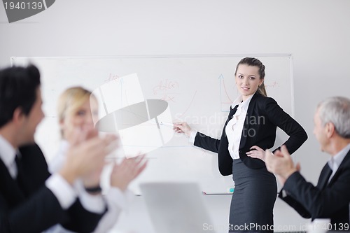 Image of business people group on meeting