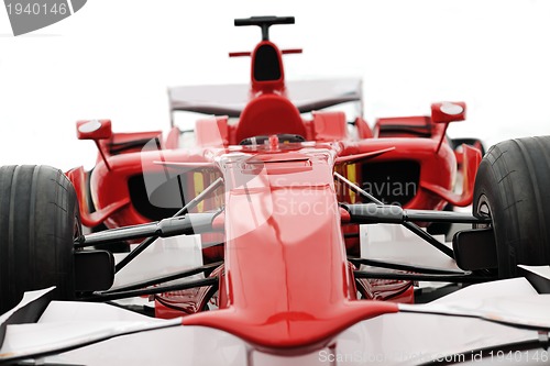 Image of red formel 1 model