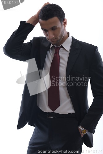 Image of depressed business man